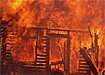 В Омской области при пожаре в частном доме погибли отец и дочь